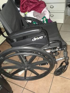 Black drive wheelchair