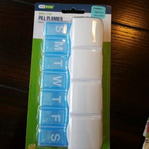Pills planner storage