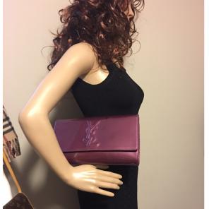 Saint Laurent Patent Leather Clutch
