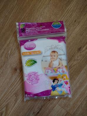 Disposable placemats