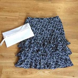 Ann Taylor 100% Silk Skirt