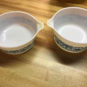 Pyrex Horizon Blue RESERVED for KK