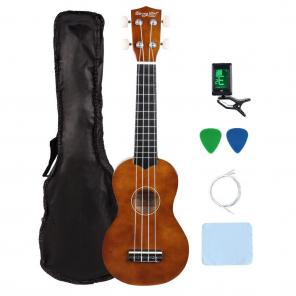 21 inch Soprano Ukulele Brand New Bundle