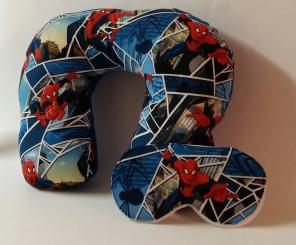 Spiderman Pane Neck Pillow Set