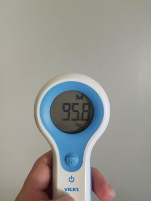 thermometer forehead scan