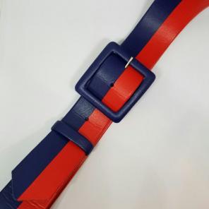 Vintage Red and Blue Belt