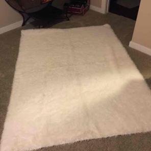 FS LOVESAC WRAPSAC FAUX FUR BLANKET
