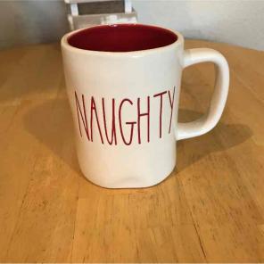 Rae Dunn Naughty Nice mug