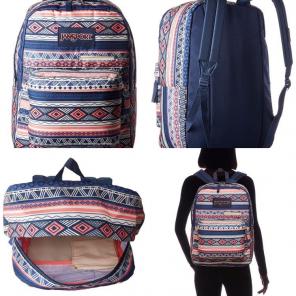 NWT JASPORT DIGIBREAK NAVY GEO BACKPACK