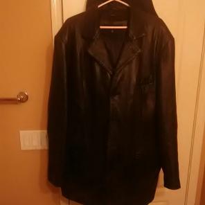 Claiborne Lambskin 3 button Coat XL