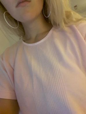 Retro Pink Short Sleeve Knit (size s-xl)