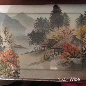 Set/5 Japanese Linen Prints 11"x15.5"