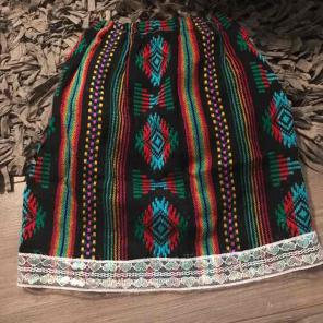 Handmade Aztec inspired skirt