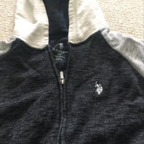 Us Polo Assn Sweatshirt W/ Zipper