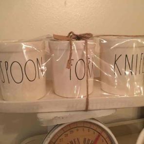 Rae Dunn Spoon Fork Knife