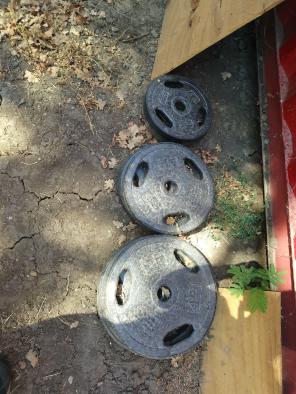 35 lb bar and plates