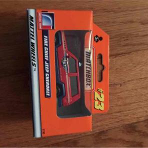 MATCHBOX FIRE CHIEF JEEP CHEROKEE