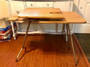 Vintage Folding Sewing Table Desk