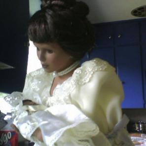 Avon porcelain mother and child