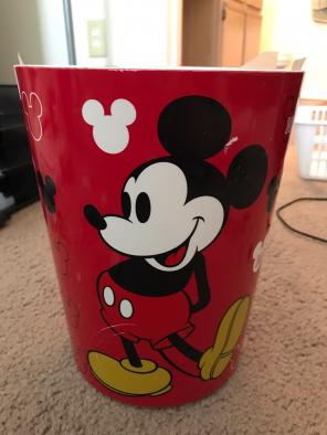 Mickey Mouse Trash Can