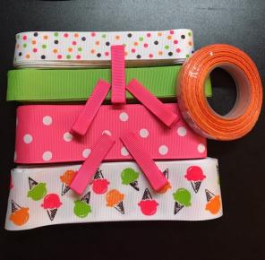 Summer Colors Set Grosgrain Ribbons