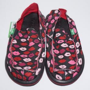 Sanuk Girls Donna Lil Icon Sandals Sz 4