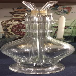 Vintage 4 Chamber Liquor Decanter