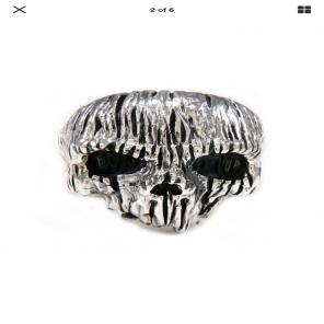 Gothic Horror 925 Sterling Silver Ring