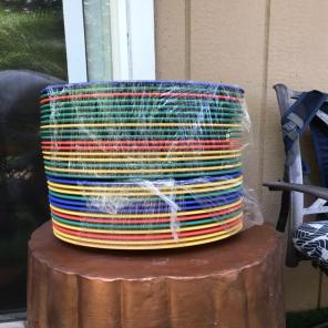 GET OP-610Mix Mardi Gras 10” Plates