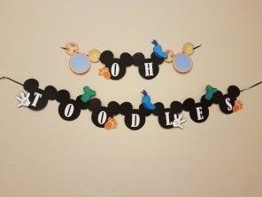 Mickey mouse Oh toodles banner