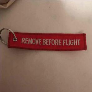 Remove before flight tag