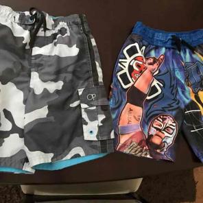 NICE SET OF 2 BOYS SWIM TRUNKS