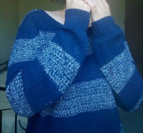 Soft knit striped sweater