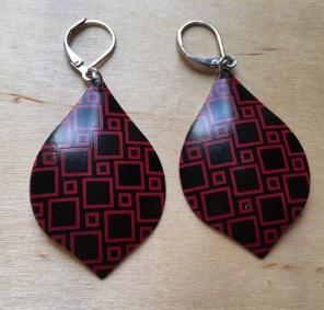 Tear Drop Earrings With Cubic Design