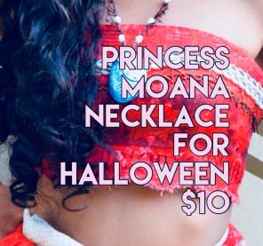 Disney Moana Princess Necklace