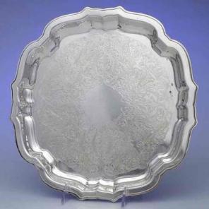Oneida silver tray. Reserved for Keiko