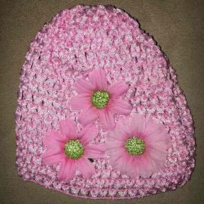 Beautiful Newborn Baby Girl CROCHET Hats