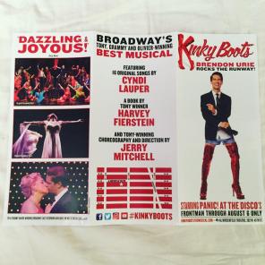 Kinky Boots Brendon Urie flyer P!ATD