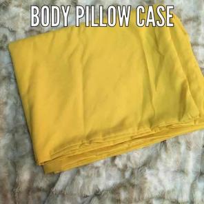 Yellow Body Pillow Case