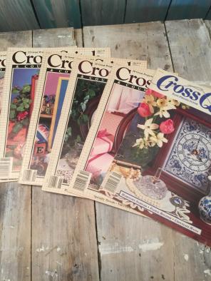 Cross stitch country craft pattern books