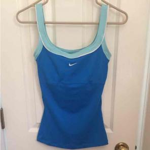 Women's blue Nike tennis tank top sz XS