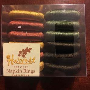Napkin rings harvest
