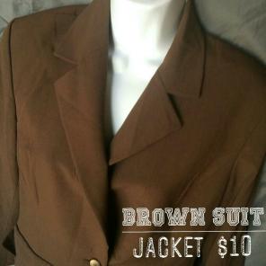 Brown Suit Jacket