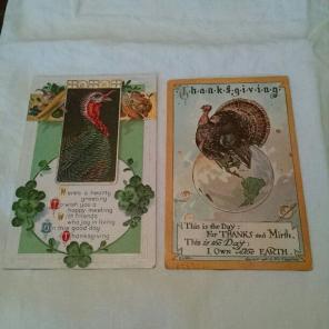1908 Antique Thanksgiving Postcards