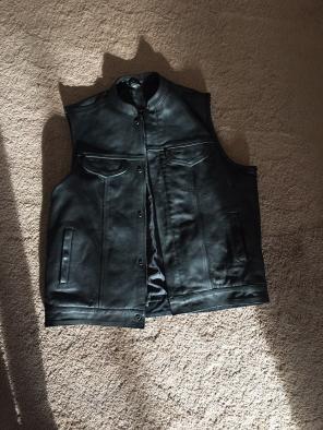 Men's Leather Vest