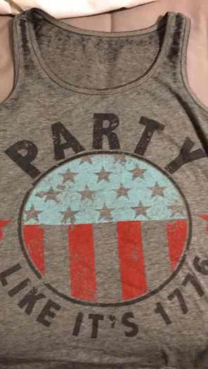 Women's Fourth of July America tank