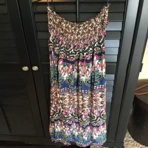 Beautiful Strapless Maxi Dress By Lola P