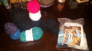 Homespun/teddy kit yarn