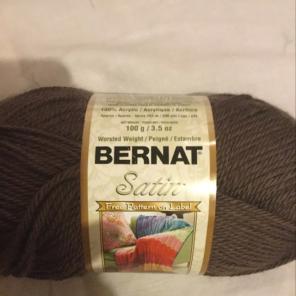 1 Skein Bernat Satin Yarn