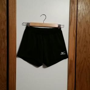 Women's black spandex